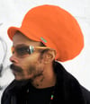 Jah Roots Stretch Hats With Beak (Orange)