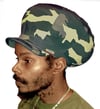 Jah Roots Stretch Hats With Beak (Camo)
