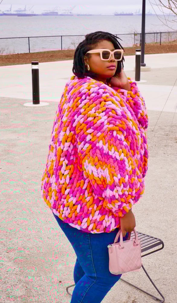 Image of Knit Bomber Jacket