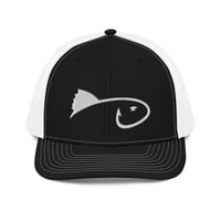 Image 1 of AAG Fish Icon Trucker Cap (Black/White)