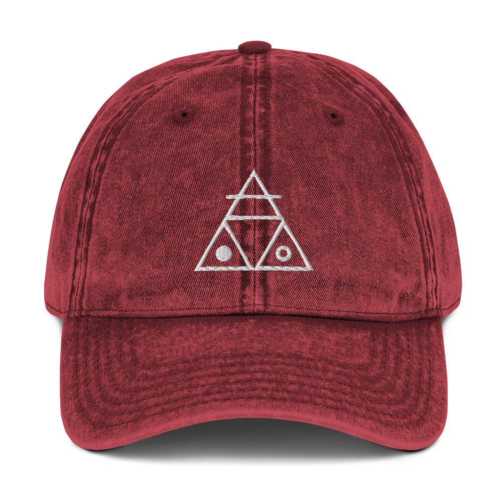 Image of Success Triangle Denim Dad Hat (4 colors)
