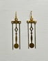 Kinetic Earrings With Clock-Hands Image 2