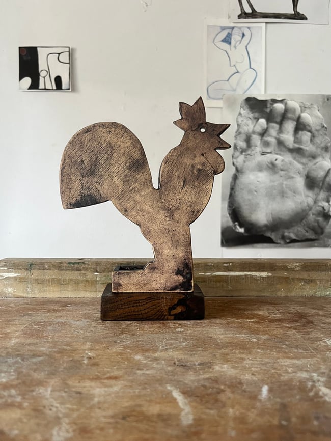 COCKEREL SCULPTURE