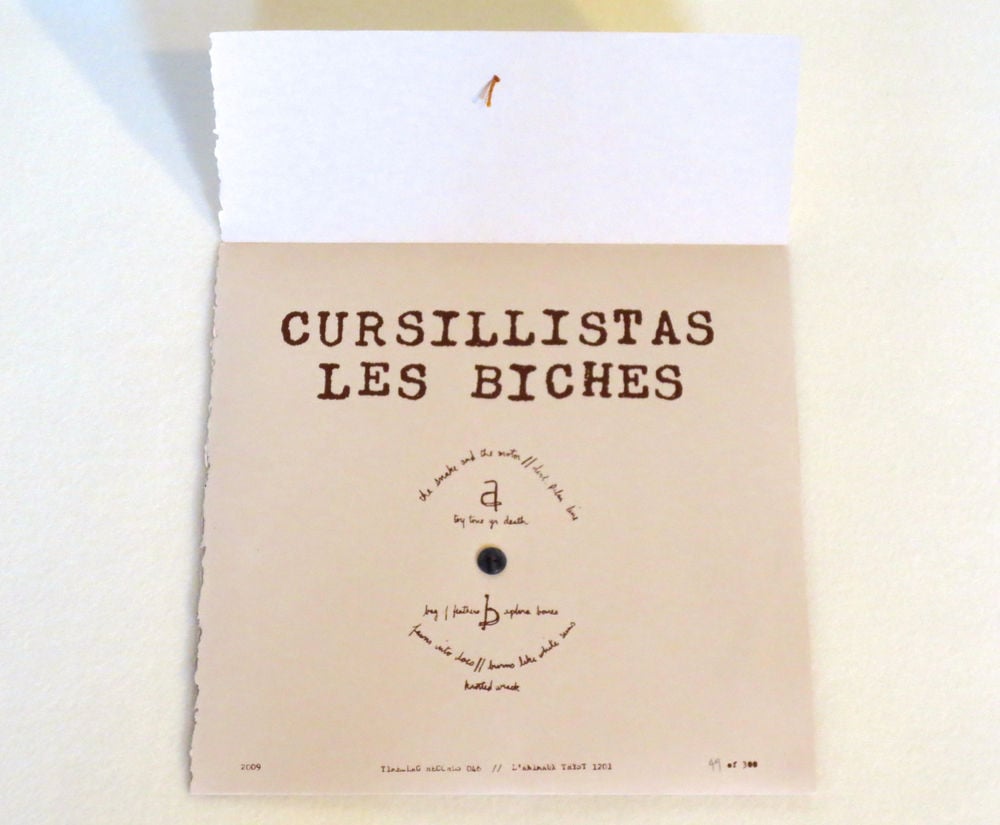 Image of CURSILLISTAS ~ LES BICHES ~ lp (TIME-LAG 046)