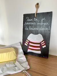 Image 1 of Ardoise à message-Marinière