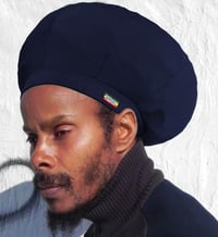 Image 1 of Jah Roots Stretch Hats (Navy)