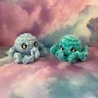 Image 5 of Crochet Palm Size Octopus Stuffie