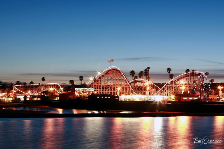 Image of Santa Cruz Beach Boardwalk: Giant Dipper