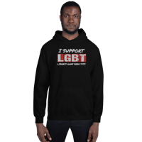 Image 1 of LGBT SUPPORT HOODIE