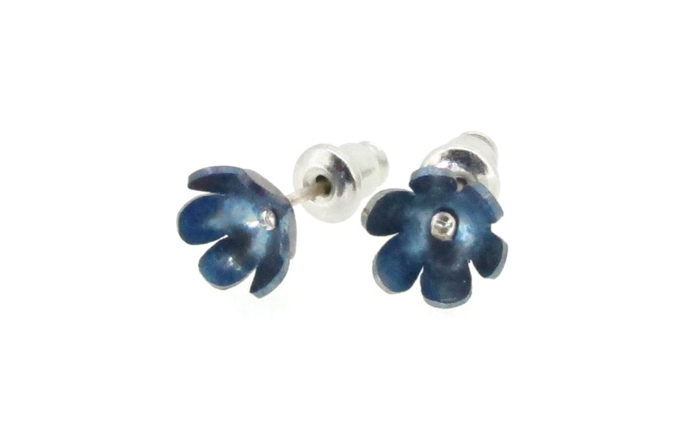 Image of Springtime Forget-me-not stud earrings