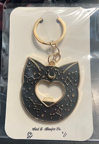 2 in 1 CELESTIAL CAT KEYCHAINS