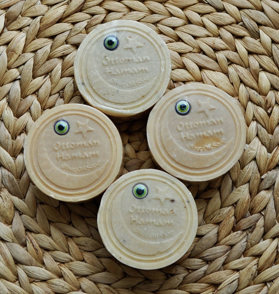 Image of 100% Pure Olive Oil Soap with Evil Eye Bead