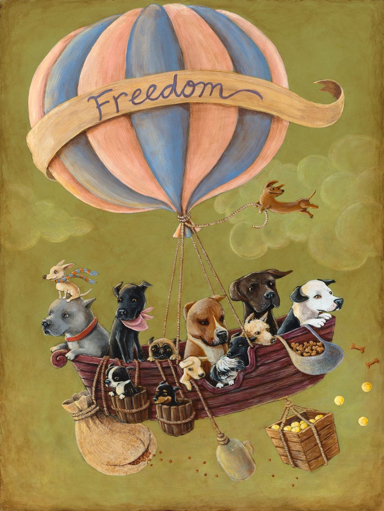 Image of "Freedom"  signed 11x14 Giclee art print