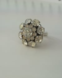 Image 1 of "The Winter Queen" vintage button ring