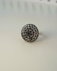Image 2 of "Unexpected" vintage button ring