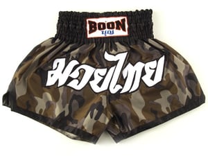 Image of Boon Sport Camo Green Muay Thai Shorts