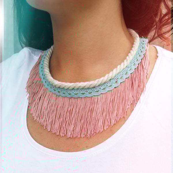 Image of Flecos Rosa+puntilla