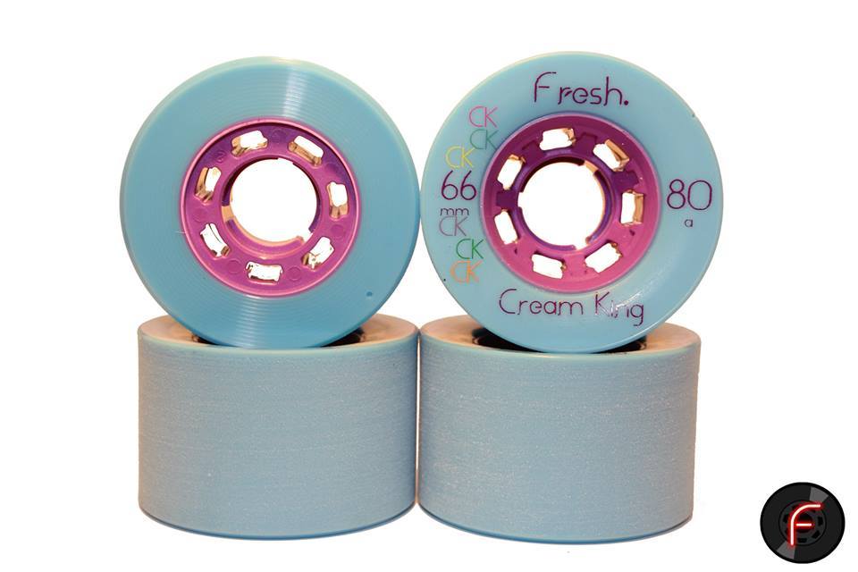 Image of Cream Kings- 66mm Freeride Wheel