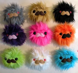 Image of Mustache Monster- Choose your color