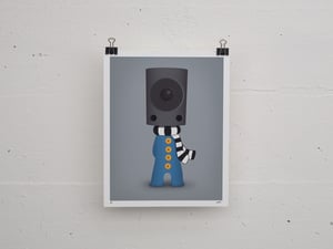 Image of Speaker Head - 8x10" Archival Print