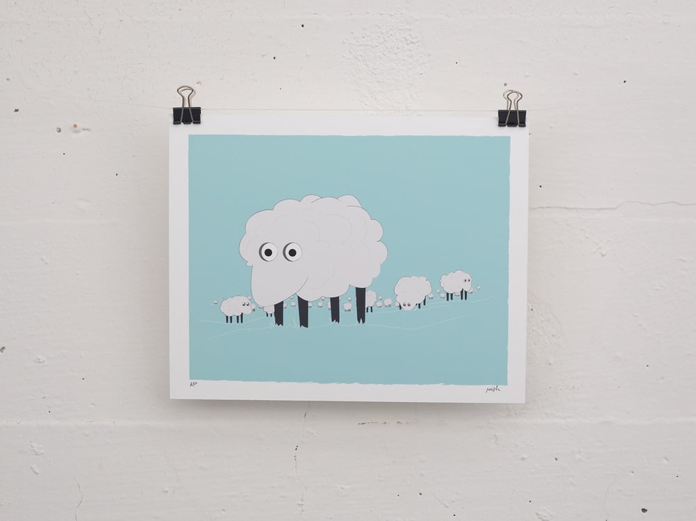 Image of We're sheep innit - 8x10" Archival Print