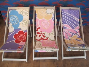 Image of 'Hanayo' deckchair (3 prints)