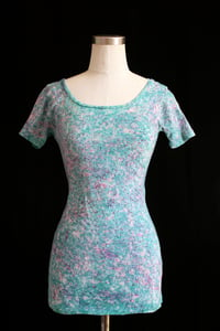 Image of Shirt, Parakeet "Cherry Blossoms" Pattern