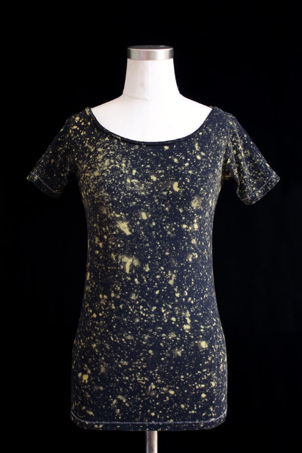 Image of Shirt, Black "The Universe is Expanding" Pattern