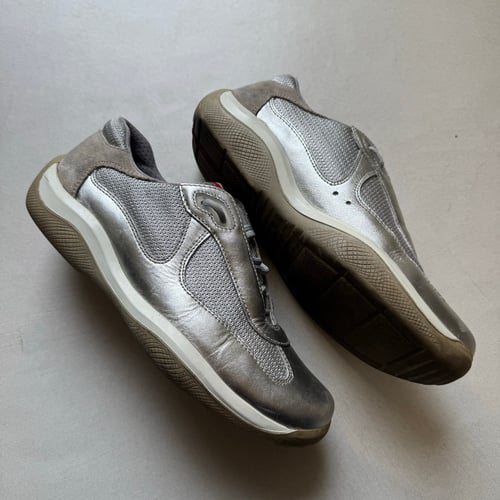 Image of 2000s Silver Prada Cups, Size UK 6