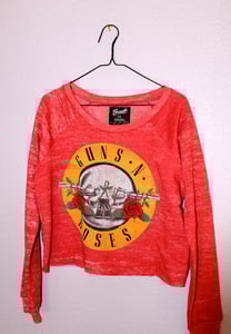 Image of Guns N' Roses Off the Shoulder Sweater