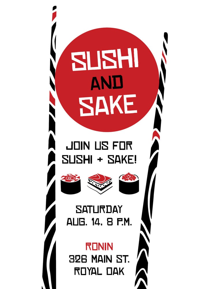 Sushi and Sake Party