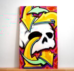 Image of Skull with arrows