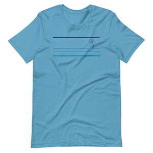 Simple drib bird line (Short-Sleeve Unisex T-Shirt)