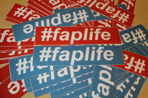 Image of #faplife Sticker (original)