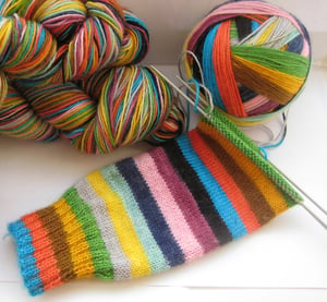 Image of **pre order** Nimbus sock yarn in MIND THE GAP