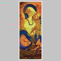 Image 1 of Death, The Serpent, and The Firebird 8x20” Print