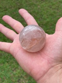 Image 10 of Fire Quartz Crystal Sphere #1478