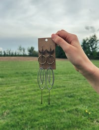 Image 3 of Cosmic Priestess OOAK Earrings 