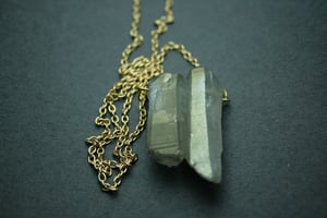 Image of Titanium Quartz Necklace