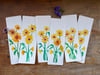 Watercolor Sunflower Bouquet Bookmark