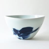 Image 3 of altered blue and white bowl