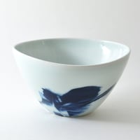 Image 4 of altered blue and white bowl
