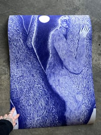 drzewny stworek 50x70cm fine art print