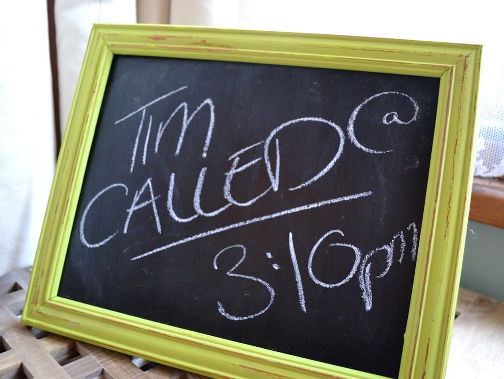 Image of Lime Green Vintage Chalkboard