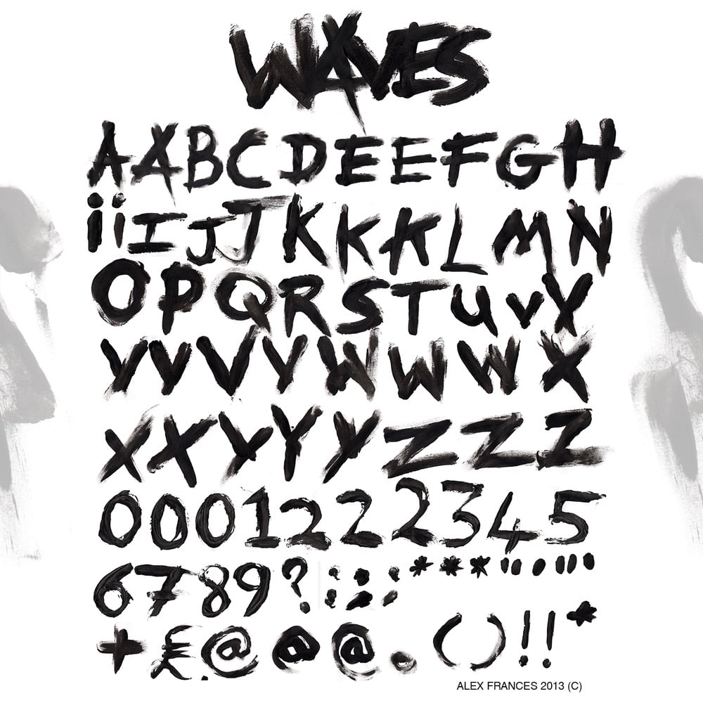 Image of Waves (Font/Type)