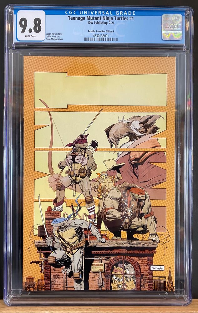 Image of *LAST ONE!-Teenage Mutant Ninja Turtles #1 CGC 9.8 Sean Murphy 1:500 Variant 2024