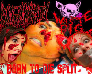 Image of Waste Pig/Goretorngroin "BORN TO DIE" Split 