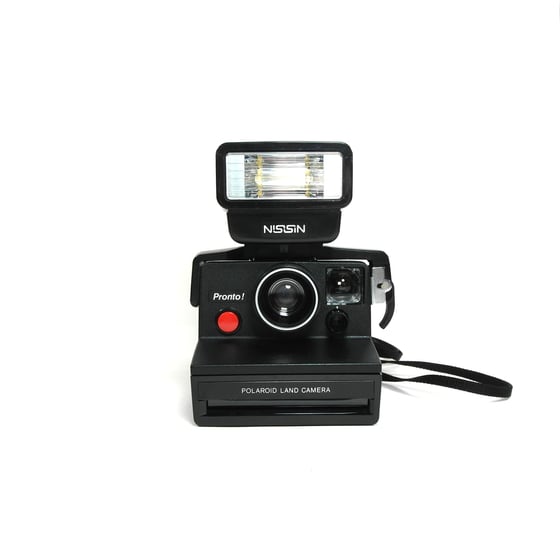 Image of Polaroid SX-70 Pronto Land Camera + Flash