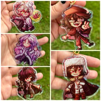 Image 1 of Bungou Stray Dogs continued series - 3 Inch Holographic Keychains