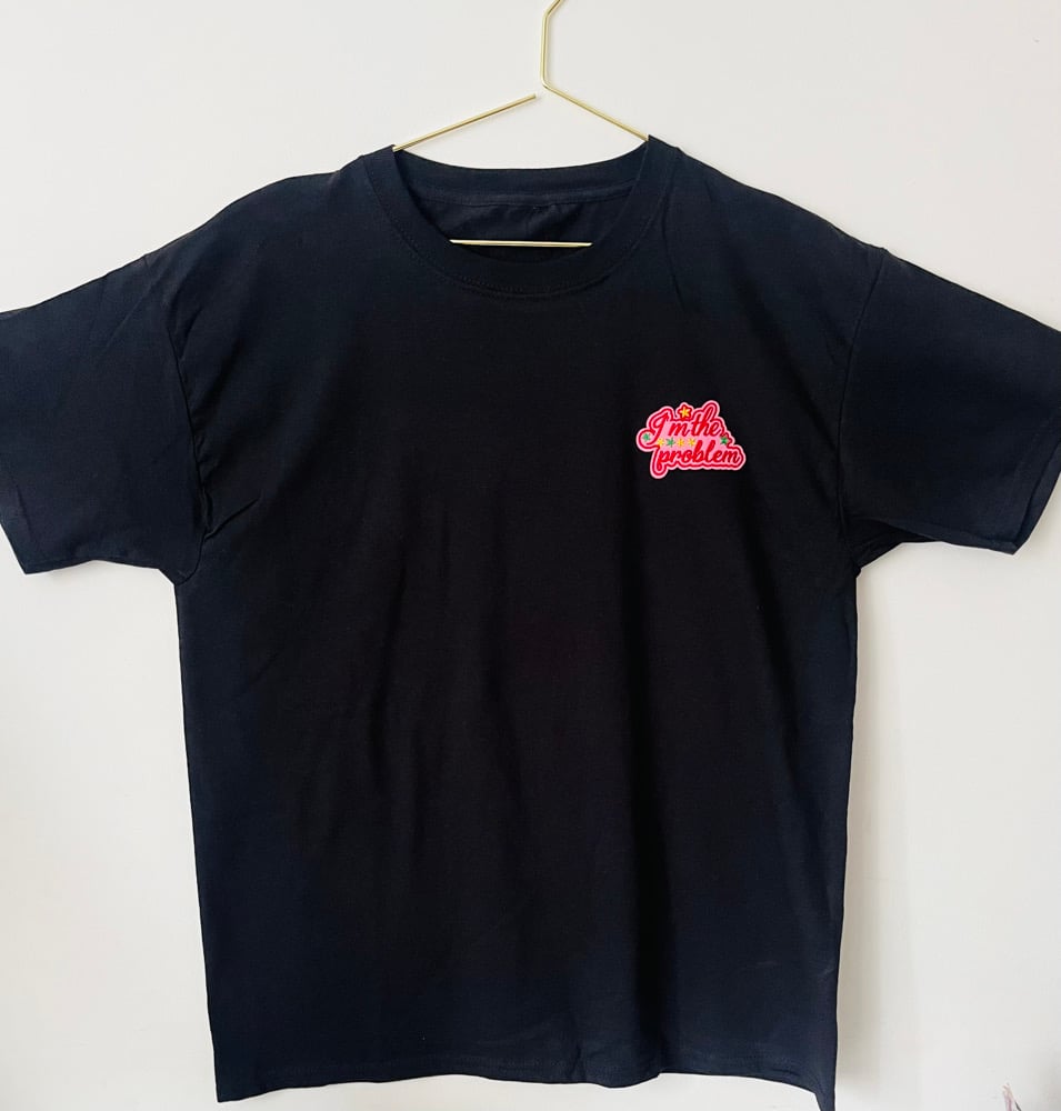 Image of I’m the Problem” Statement Tee – Black Y2K Graphic T-Shirt
